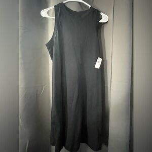Old Navy Black Midi Dress